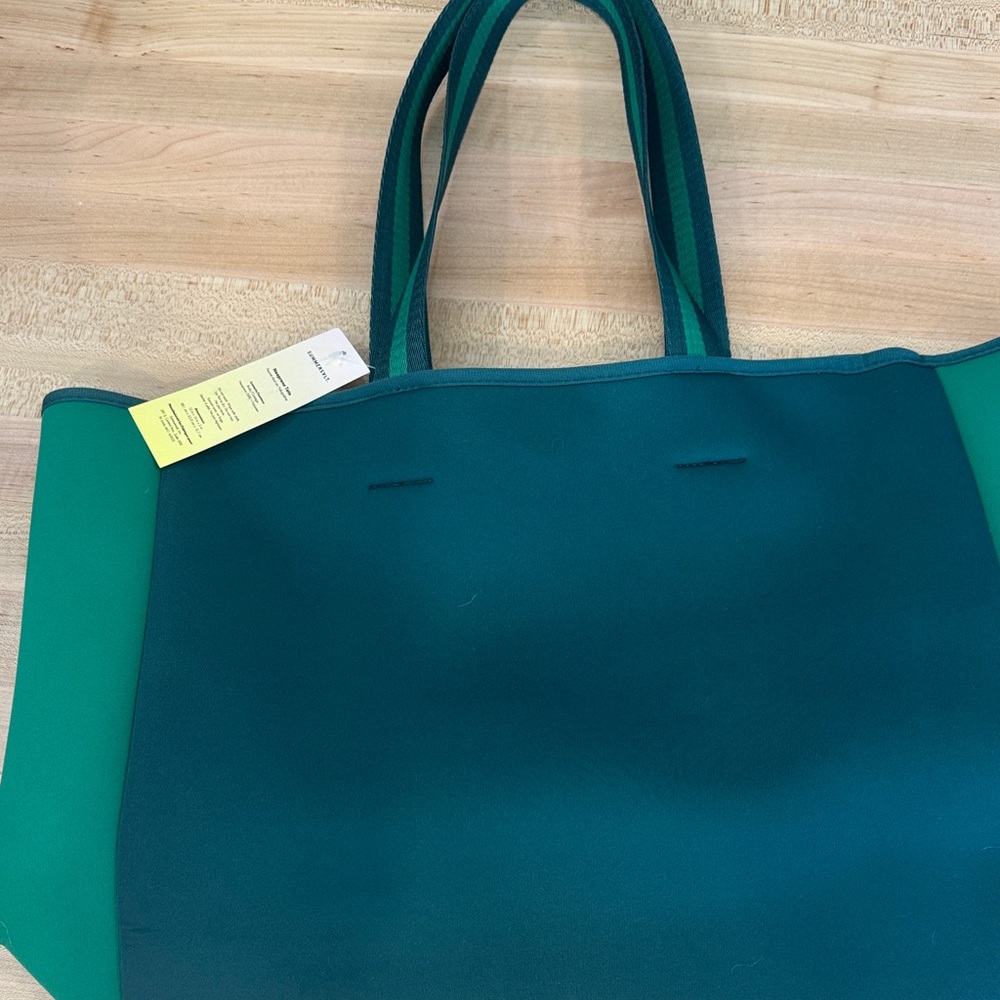 Summersalt Teal and Green Tote Bag
